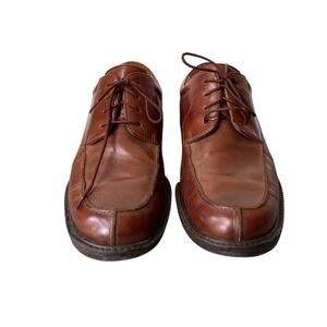 Johnston & Murphy Dress Leather Shoes Mens Size 8M Brown Lace up
